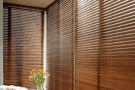 Persianas interiores de madera